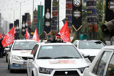 کاروان خودرویی در سالگرد شهادت حاج قاسم سلیمانی