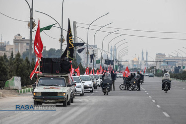 کاروان خودرویی در سالگرد شهادت حاج قاسم سلیمانی