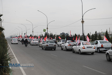 کاروان خودرویی در سالگرد شهادت حاج قاسم سلیمانی