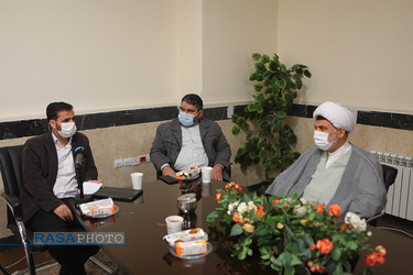 بازدید رئیس سازمان اوقاف و امور خیریه استان قم از خبرگزاری رسا