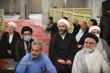 مراسم بزرگداشت شهدای حرم رضوی توسط مهاجرین افغانستانی