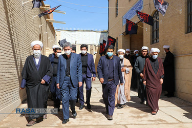 دیدار استاندار فارس با طلاب جهادی حوزه علمیه منصوریه شیراز