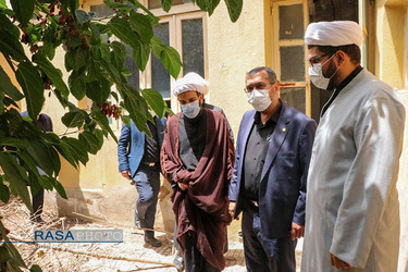 دیدار استاندار فارس با طلاب جهادی حوزه علمیه منصوریه شیراز