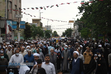 راهپیمایی باشکوه روز قدس در قم