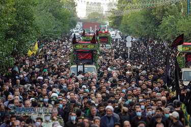 تشییع پیکر پاک شهدای خانطومان در مشهد مقدس