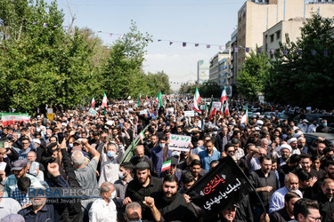 راهپیمایی مردم تهران در محکومیت آشوبگران