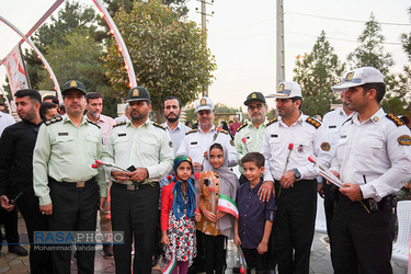 مراسم تقدیر از زحمت‌کشان نیروی انتظامی در قم