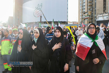 جشن بزرگ میلاد حضرات پیامبراعظم و امام جعفر صادق (صلوات الله علیهم) در میدان، ولی عصر تهران