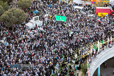 جشن بزرگ میلاد حضرات پیامبراعظم و امام جعفر صادق (صلوات الله علیهم) در میدان، ولی عصر تهران