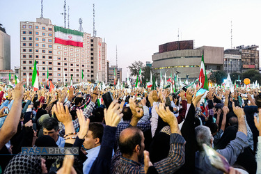 جشن بزرگ میلاد حضرات پیامبراعظم و امام جعفر صادق (صلوات الله علیهم) در میدان، ولی عصر تهران