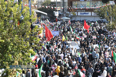 راهپیمایی باشکوه ۱۳ آبان در قم