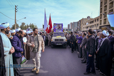 تشییع شهید مدافع امنیت حجت‌الاسلام «محمد مؤیدی» در شیراز‎‎