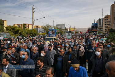 تشییع شهید مدافع امنیت حجت‌الاسلام «محمد مؤیدی» در شیراز‎‎