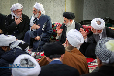 دیدار رئیس جمهور با علمای اهل سنت و شیعه در کردستان