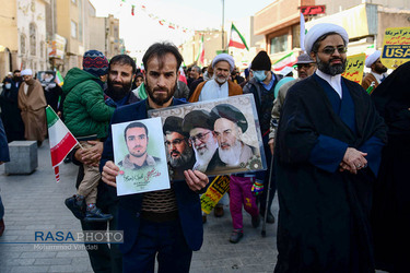 راهپیمایی باشکوه مردم قم در جشن پیروزی انقلاب