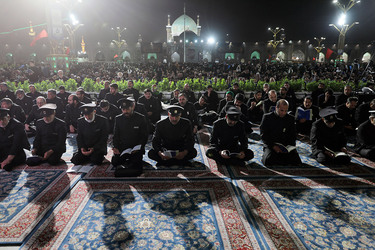 مراسم احیاء شب بیست و یکم ماه رمضان در حرم مطهر رضوی