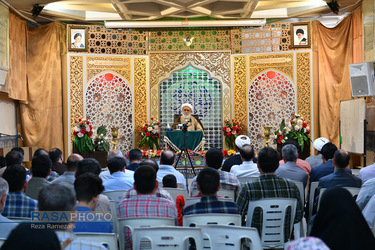سخنرانی آیت الله شب زنده دار در دیدار جمعی از اساتید دانشگاه و خانواده‌های ایشان