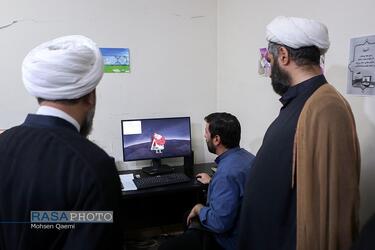 بازدید مدیرعامل و جمعی از اعضای خبرگزاری رسا از مجتمع تبلیغ حوزه علمیه