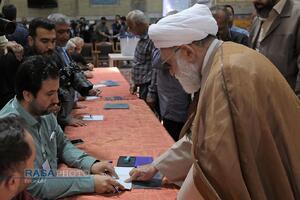مشارکت حجت الاسلام والمسلمین مروی تولیت آستان قدس رضوی در چهاردهمین انتخابات ریاست جمهوری