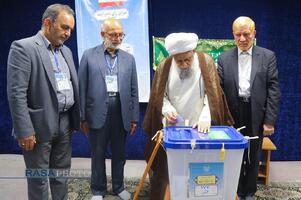 مشارکت آیت الله کریمی جهرمی در چهاردهمین انتخابات ریاست جمهوری