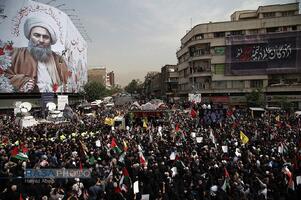 تشییع مجاهد مقاوم شهید اسماعیل هنیه در تهران