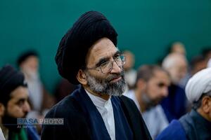 مراسم یادبود مدیر مدرسه علمیه کرمانی‌ها مرحوم حجت الاسلام جاویدی