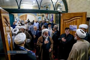 مراسم یادبود مدیر مدرسه علمیه کرمانی‌ها مرحوم حجت الاسلام جاویدی