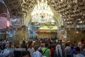 حال‌وهوای حرم کریمه اهل‌بیت(س) در سالروز میلاد امام رضا(ع)