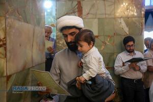 حال‌وهوای حرم کریمه اهل‌بیت(س) در سالروز میلاد امام رضا(ع)