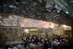 حال‌وهوای حرم کریمه اهل‌بیت(س) در سالروز میلاد امام رضا(ع)