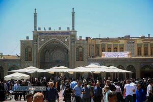 حال‌وهوای حرم کریمه اهل‌بیت(س) در سالروز میلاد امام رضا(ع)