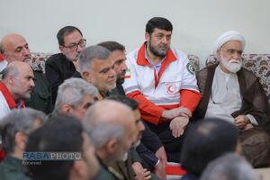 دیدار دست‌اندرکاران کنگره شهدای امدادگر با رهبر انقلاب