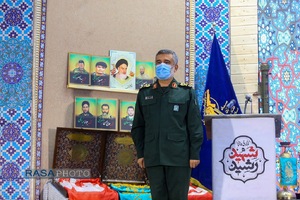 تصاویری از فرمانده شهید هوافضای سپاه سردار حاجی زاده