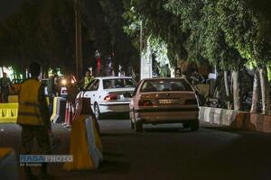 ایست بازرسی شبانه بسیج در قم