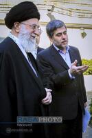 تصاویری از تعدادی شهدای حمله رژیم صهیونیستی در کنار رهبر معظم انقلاب