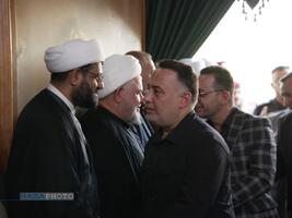 مراسم بزرگداشت شهدای حوادث اخیر توسط دفتر مقام معظم رهبری در نجف اشرف