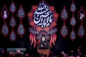 عزاداری هیئت فاطمیون قم در شب هفتم محرم