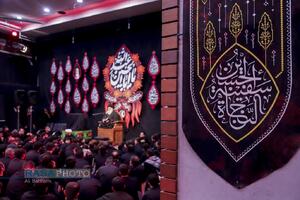 عزاداری هیئت فاطمیون قم در شب هفتم محرم