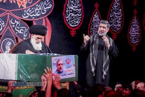 عزاداری هیئت فاطمیون قم در شب هفتم محرم