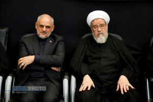 عزاداری روز تاسوعای حسینی با حضور حضرت آیت الله نوری همدانی