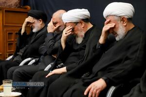 عزاداری روز تاسوعای حسینی با حضور حضرت آیت الله نوری همدانی
