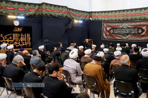 عزاداری روز تاسوعای حسینی با حضور حضرت آیت الله نوری همدانی