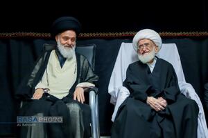 عزاداری روز تاسوعای حسینی با حضور حضرت آیت الله نوری همدانی