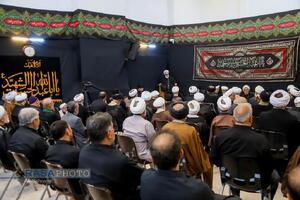 عزاداری روز تاسوعای حسینی با حضور حضرت آیت الله نوری همدانی