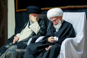 عزاداری روز تاسوعای حسینی با حضور حضرت آیت الله نوری همدانی