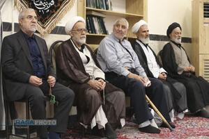 عزاداری روز تاسوعای حسینی (ع) در بیت حضرت آیت الله مکارم شیرازی