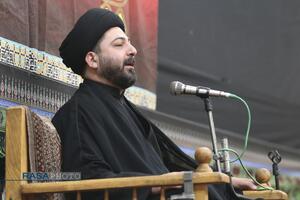 عزاداری روز تاسوعای حسینی (ع) در بیت حضرت آیت الله مکارم شیرازی