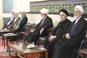 عزاداری روز تاسوعای حسینی (ع) در بیت حضرت آیت الله مکارم شیرازی