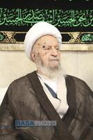 عزاداری روز تاسوعای حسینی (ع) در بیت حضرت آیت الله مکارم شیرازی
