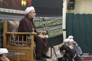 عزاداری روز تاسوعای حسینی (ع) در بیت حضرت آیت الله مکارم شیرازی